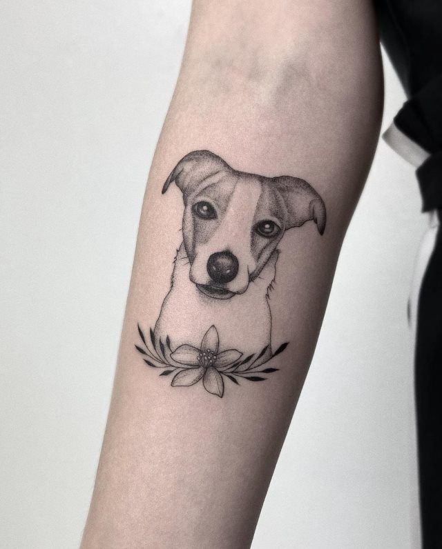 tattoo femenino con un animal 106