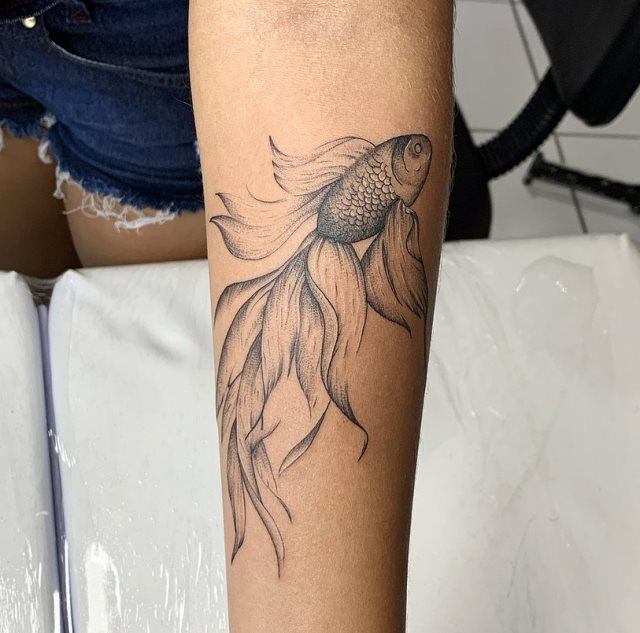 tattoo femenino con un animal 26