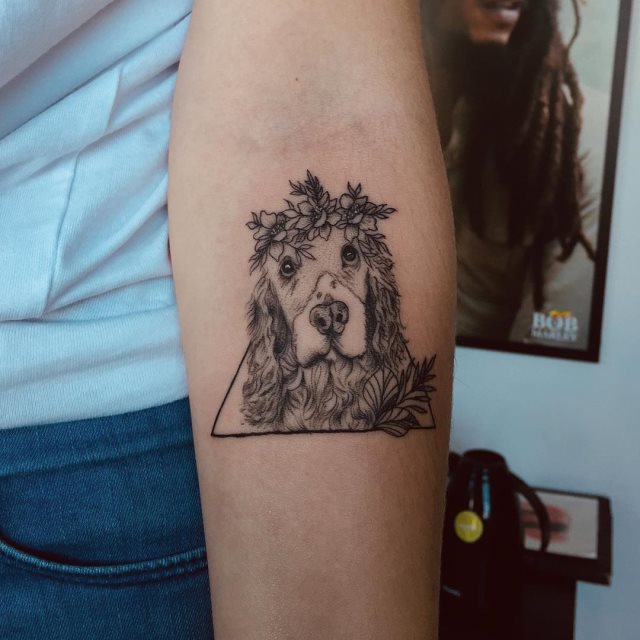 tattoo femenino con un animal 29