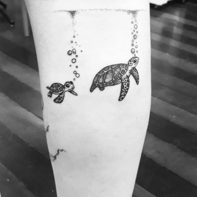 tattoo femenino con un animal 39