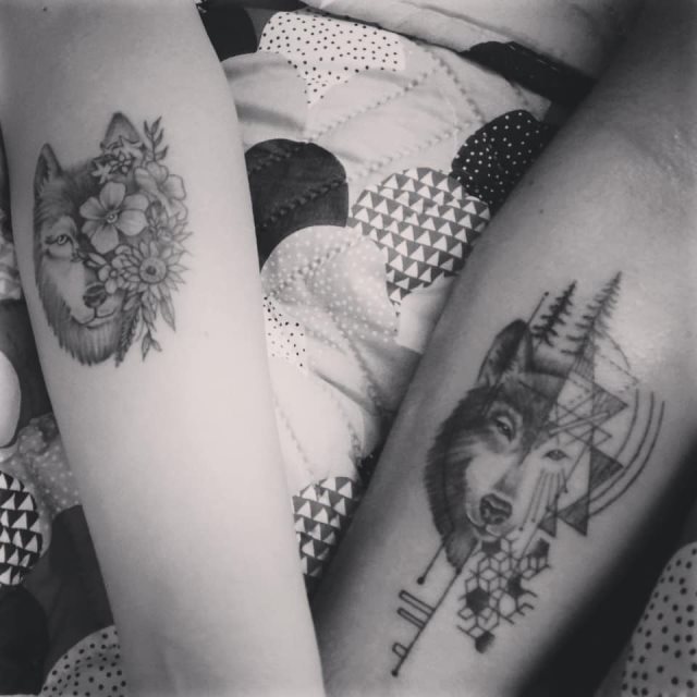 tattoo femenino con un animal 79
