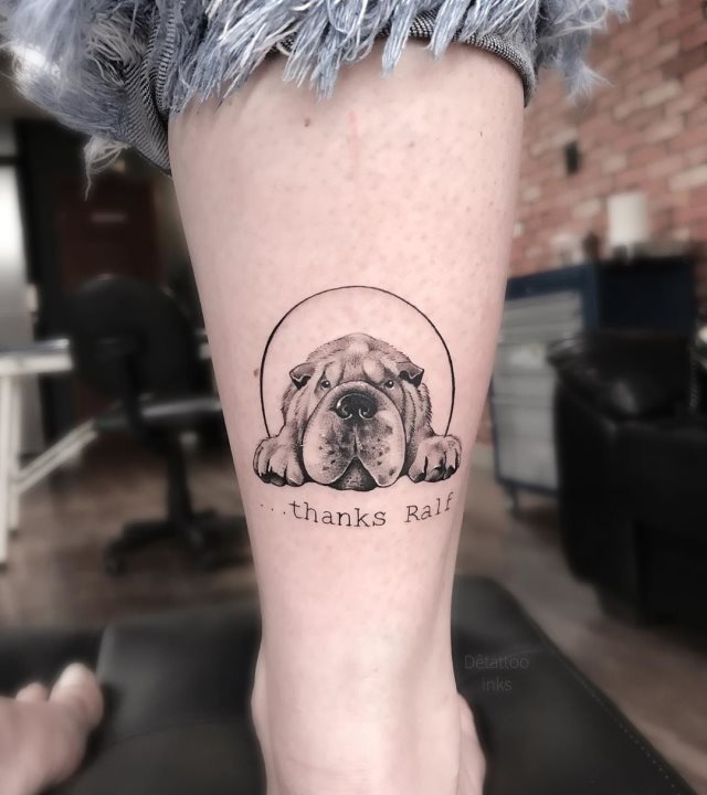 tattoo femenino con un animal 96