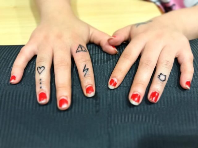 tattoo femenino con un gato 73