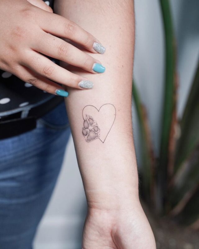 tattoo femenino con un gato 74