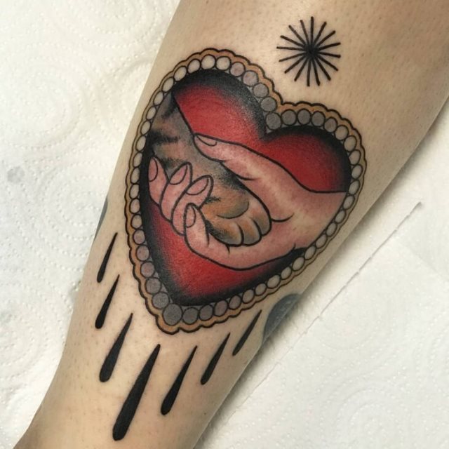 tattoo femenino con un gato 75
