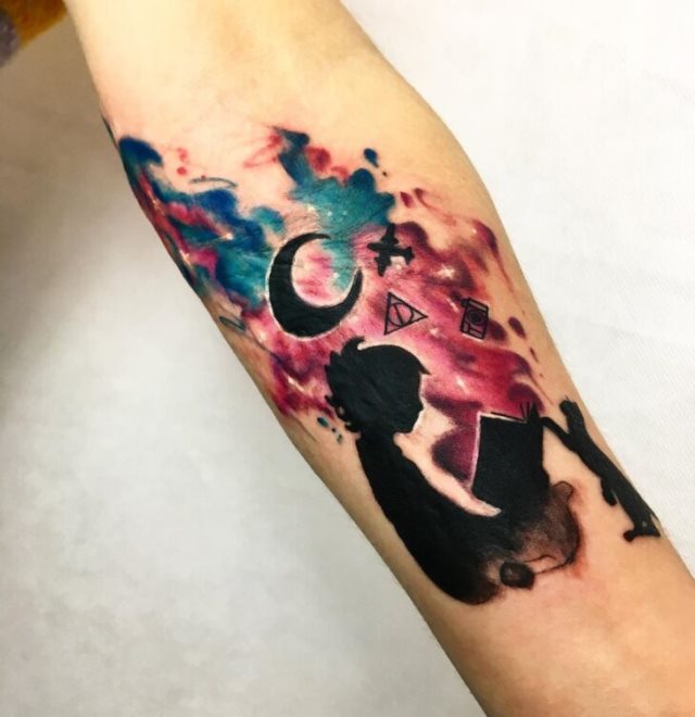 tattoo femenino con un gato 83