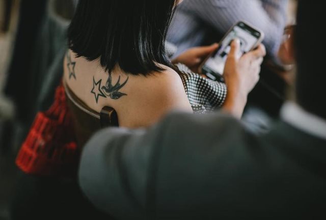 tattoo femenino con una estrella 11