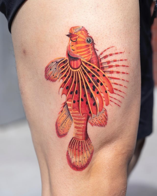 tattoo femenino de carpa 15