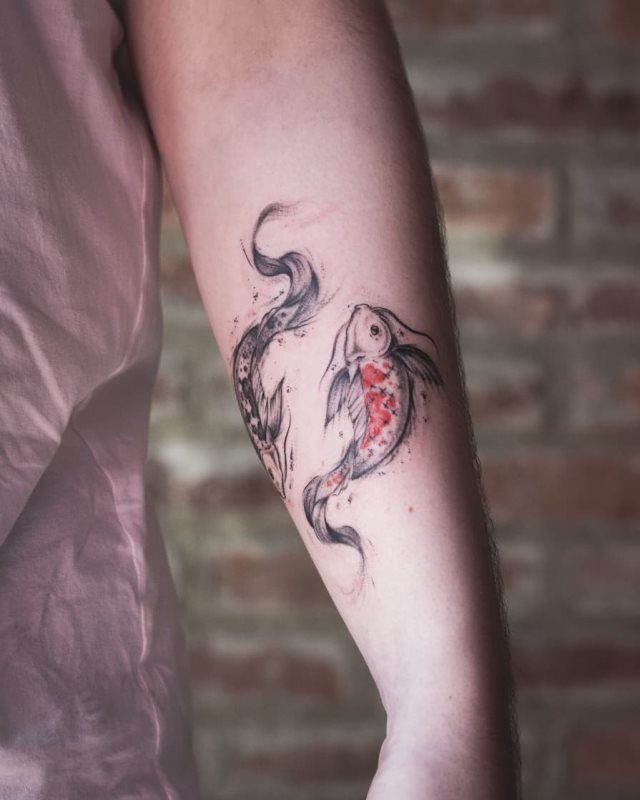 tattoo femenino de carpa 40