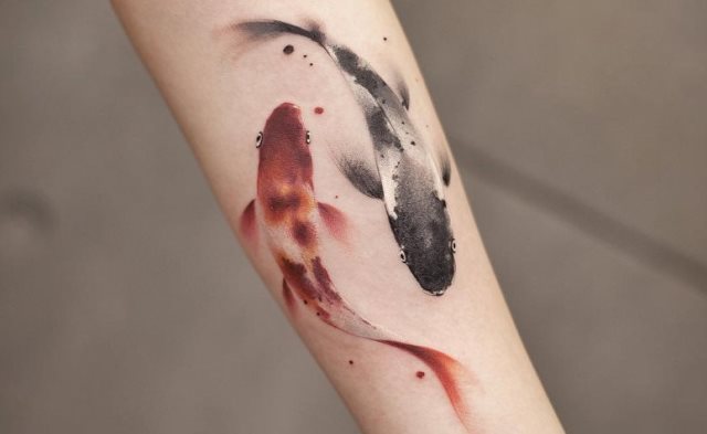 tattoo femenino de carpa 76