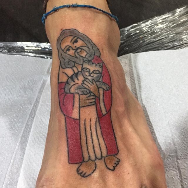 tattoo femenino de jesucristo 60