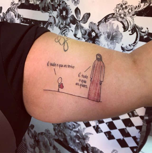tattoo femenino de jesucristo 69