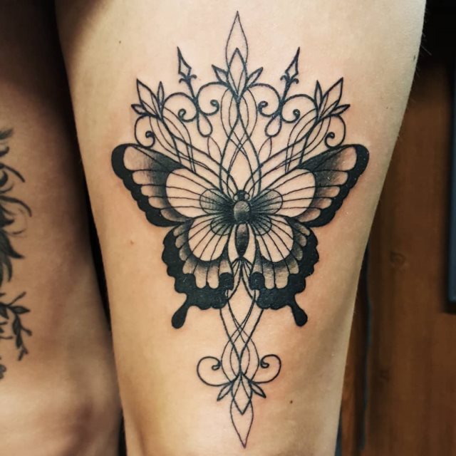 tattoo femenino de mariposa 01