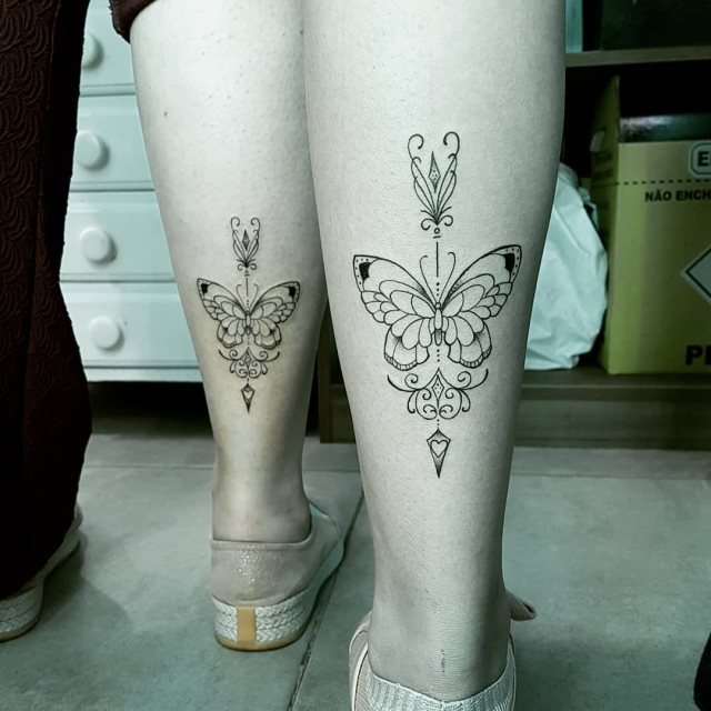 tattoo femenino de mariposa 100