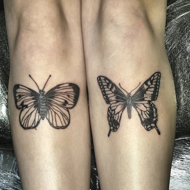 tattoo femenino de mariposa 121