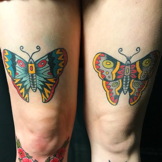 tattoo femenino de mariposa 126