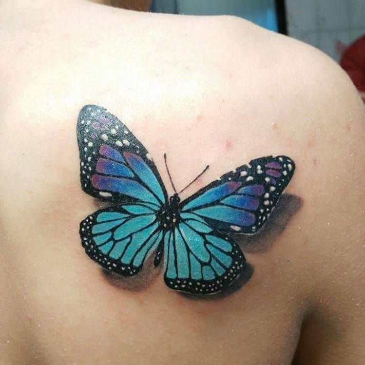 tattoo femenino de mariposa 138