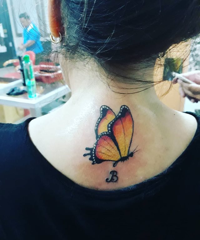tattoo femenino de mariposa 179