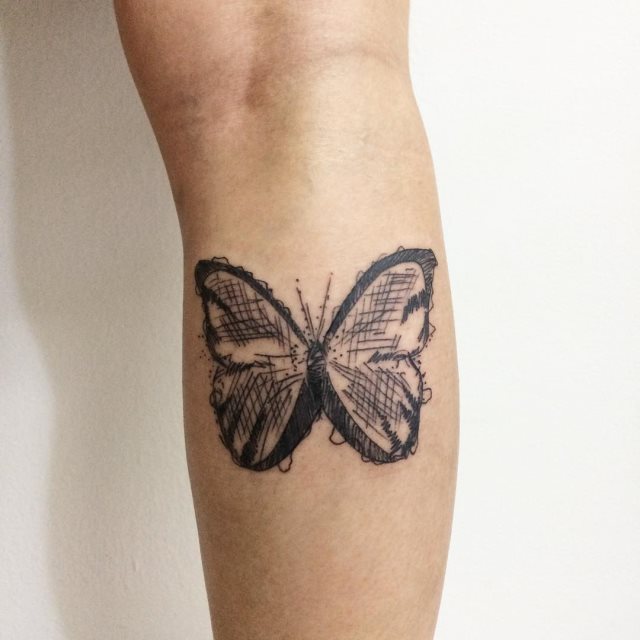 tattoo femenino de mariposa 32