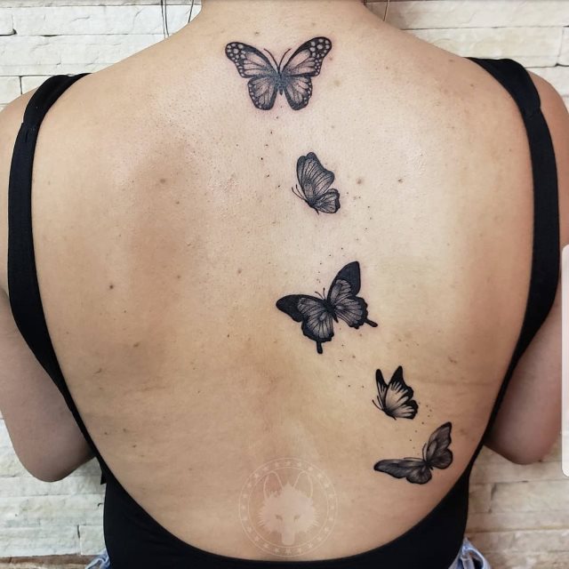 tattoo femenino de mariposa 42