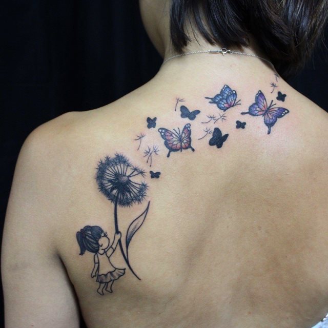 tattoo femenino de mariposa 44