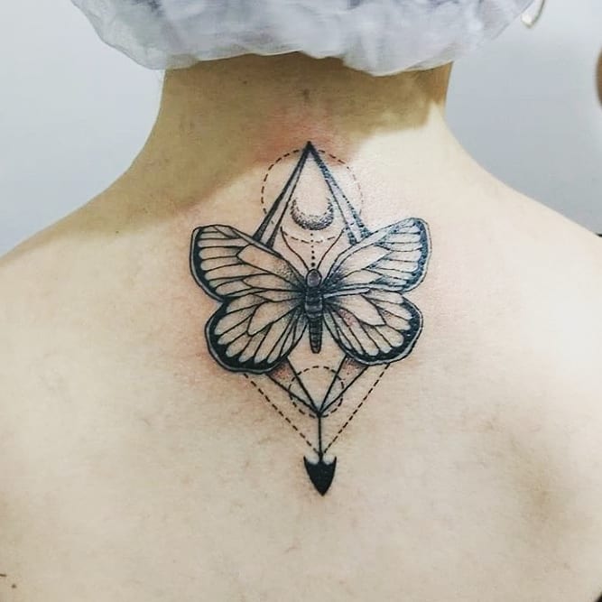 tattoo femenino de mariposa 45