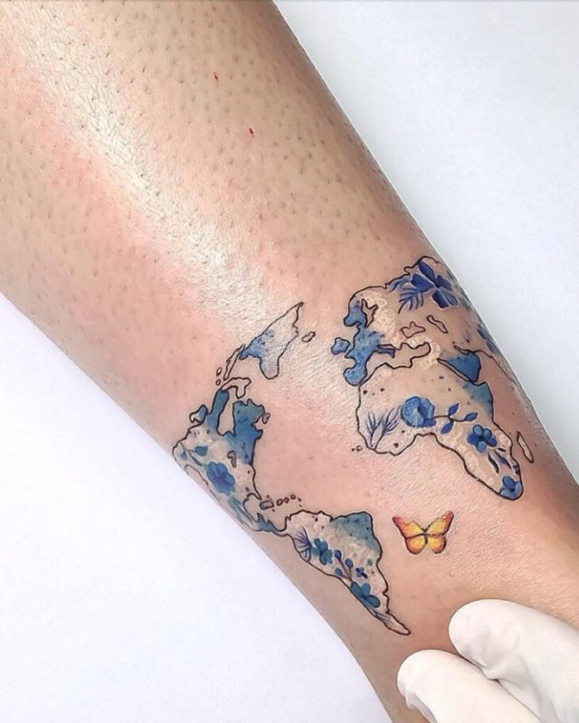 tattoo femenino de mariposa 73