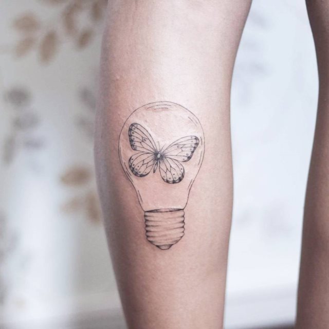tattoo femenino de mariposa 82