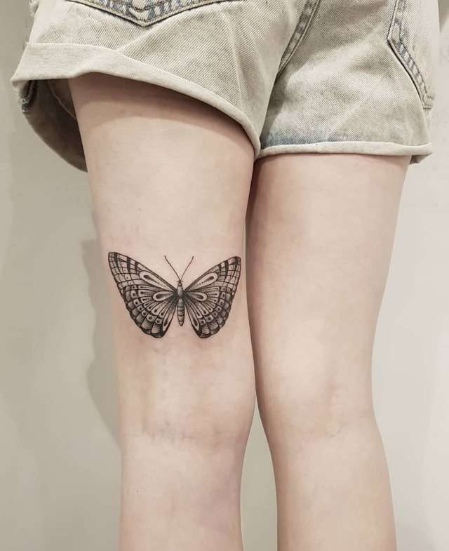 tattoo femenino de mariposa 89