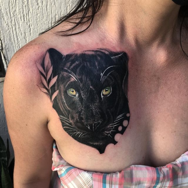 tattoo femenino de pantera 05