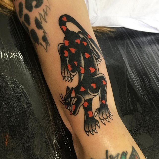 tattoo femenino de pantera 23