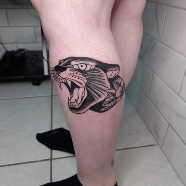 tattoo femenino de pantera 26