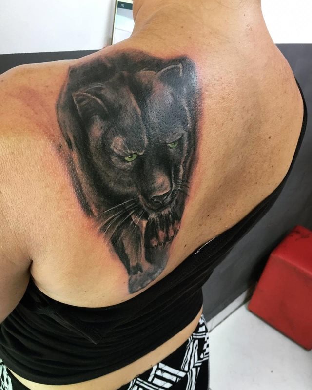 tattoo femenino de pantera 27