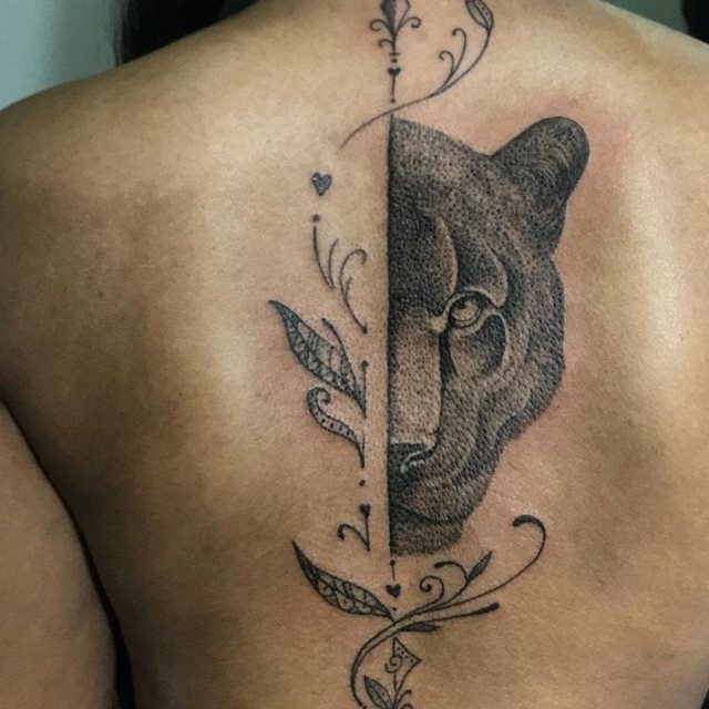 tattoo femenino de pantera 28