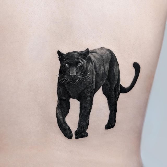 tattoo femenino de pantera 34