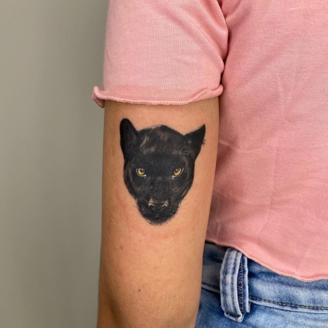 tattoo femenino de pantera 38