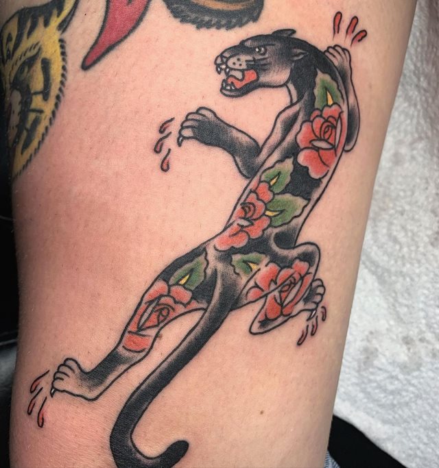 tattoo femenino de pantera 48