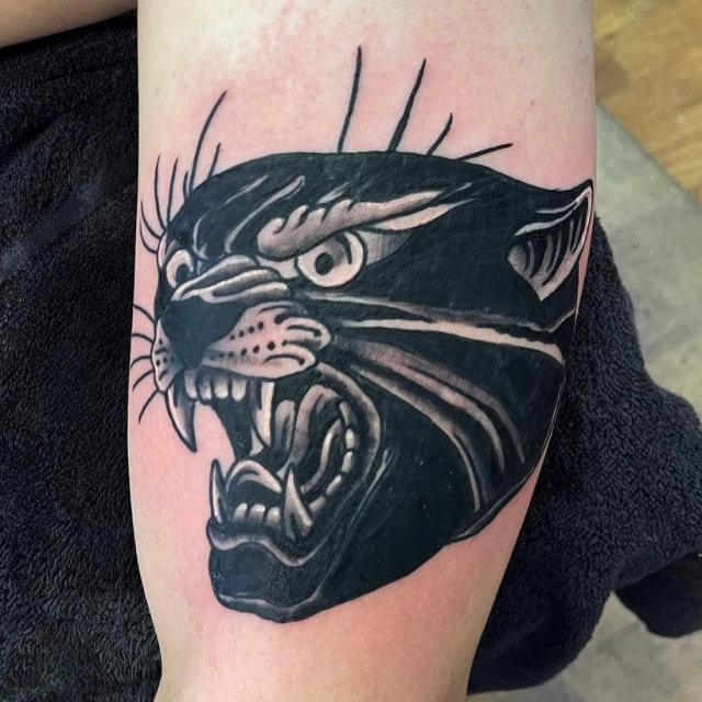 tattoo femenino de pantera 50