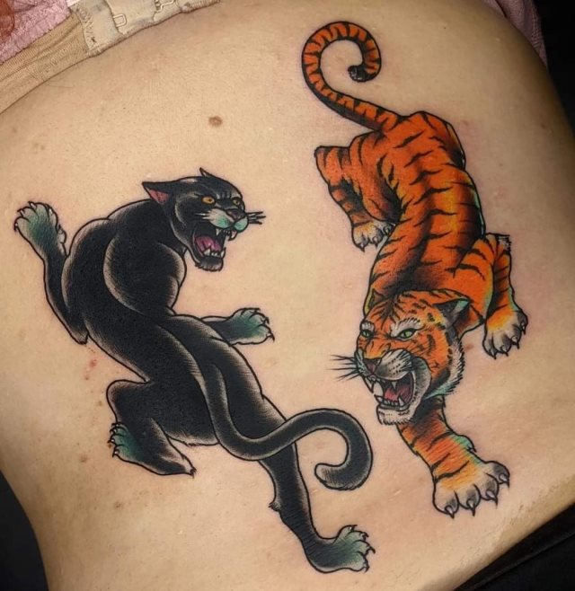 tattoo femenino de pantera 59