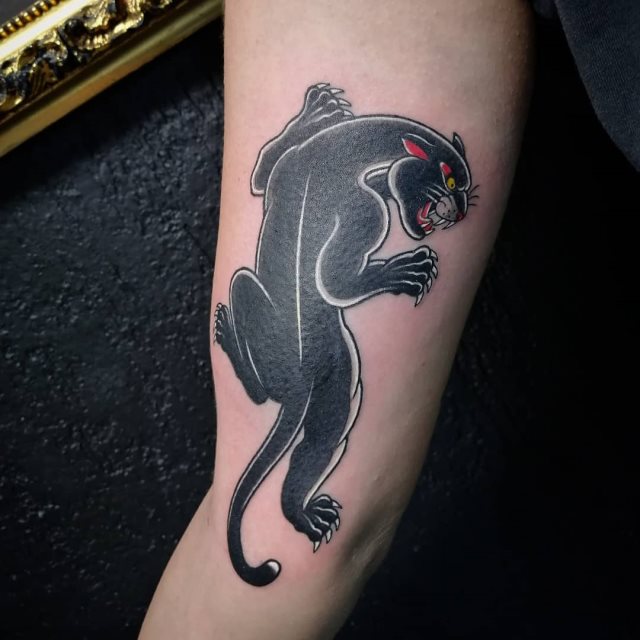 tattoo femenino de pantera 61