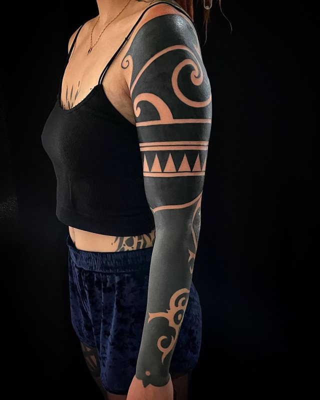 tattoo femenino de tribal 02