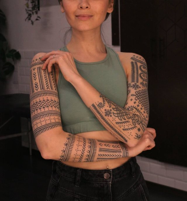 tattoo femenino de tribal 05