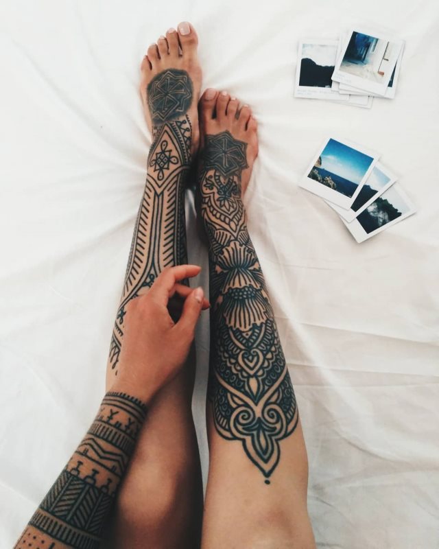 tattoo femenino de tribal 32