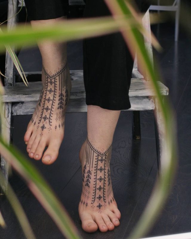 tattoo femenino de tribal 37