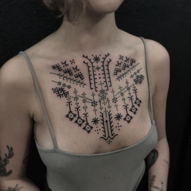tattoo femenino de tribal 46