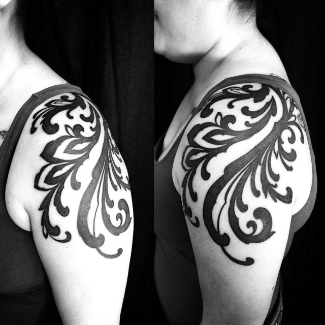 tattoo femenino de tribal 47