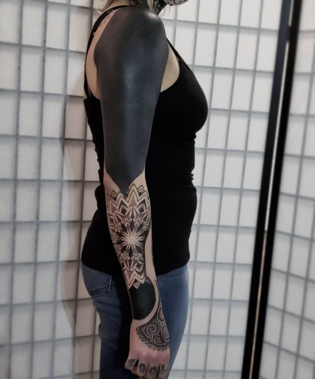 tattoo femenino de tribal 57