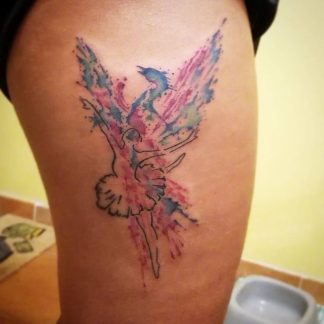tattoo femenino del fenix 25