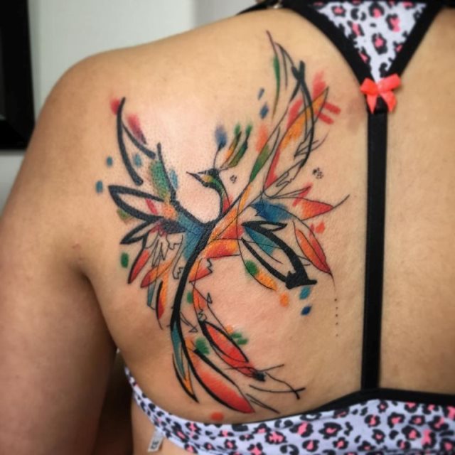 tattoo femenino del fenix 29