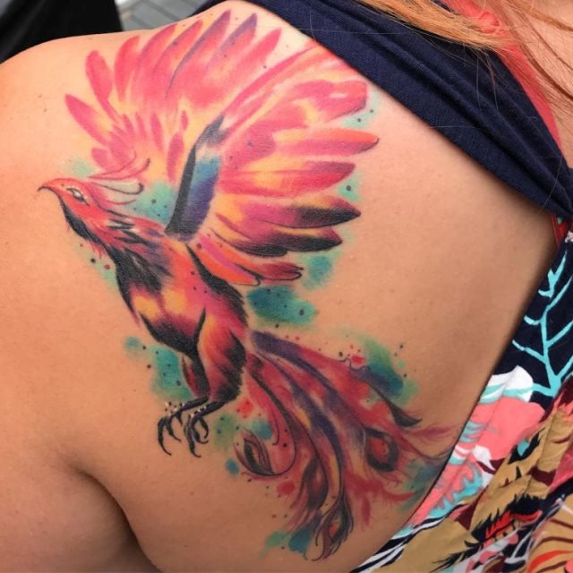 tattoo femenino del fenix 41